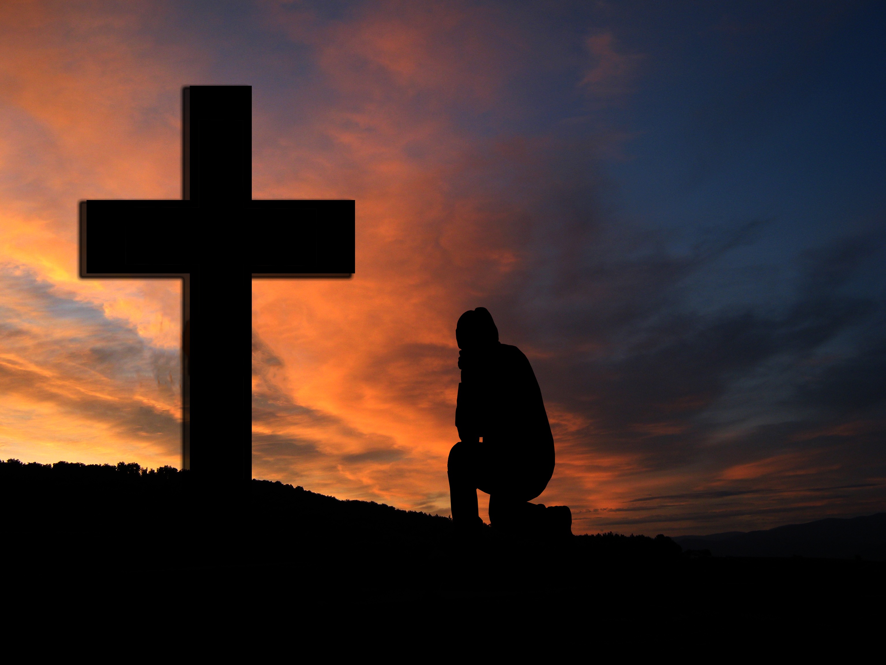 cross-sunset-silhouette-man-kneeling-knee-pray-.jpg : 현재는 아직 비싸네요