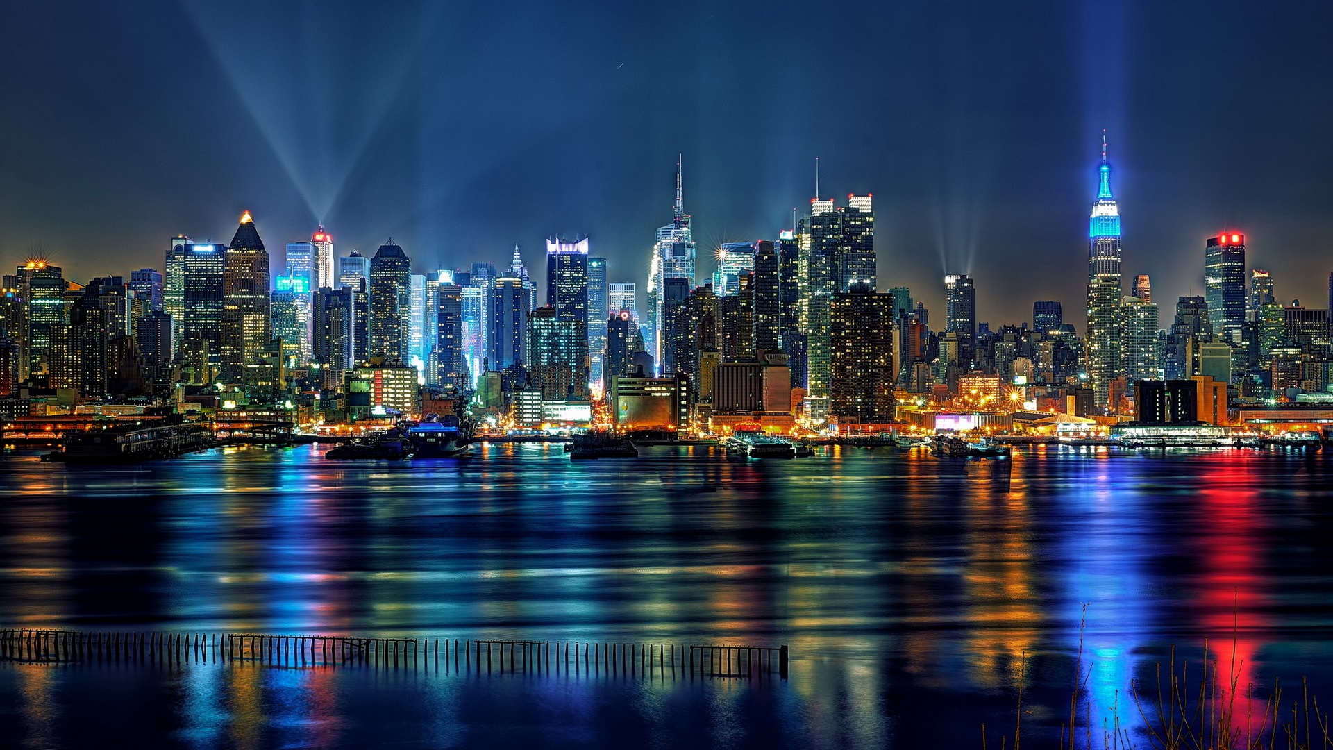 United-States-New-Jersey-Union-Hill-New-York-City-buildings-lights_1920x1080.jpg : 세계의 멋진 야경
