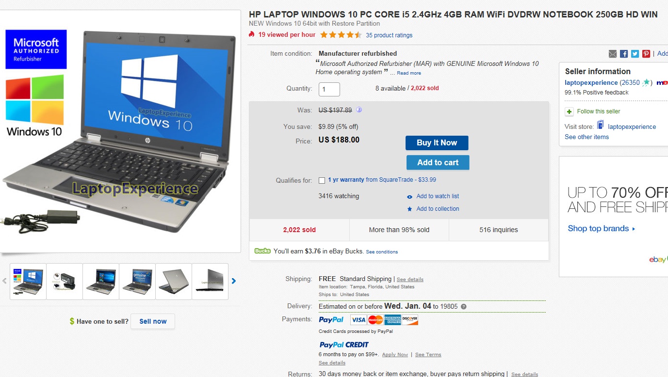 s02wOV16dfggtt8i0pu.jpg : [이배이] HP 노트북 core i5 + 정품 윈10($188/free)