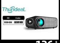 [Aliexpress] ThundeaL-TD97 풀 HD 1080P 프로젝터  ($136.98/무료)