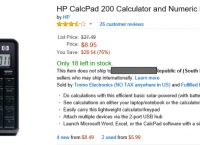 [amazon] HP calcpad200  Calculator and Numeric Keypad(8.95/Prime  FS)
