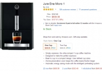 [amazon] (커피머쉰)  Jura Ena Micro 1 ($609.99, Free)