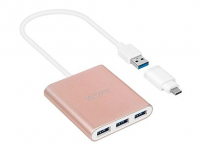 WEme 4포트 USB 3.0 허브 4가지 색상 할인코드 적용시 $4.99 (합배용으로 추천!)
