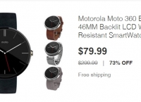 [ebay] Motorola Moto 360 Smartwatch, Seller Refurbished ($79.99/free)