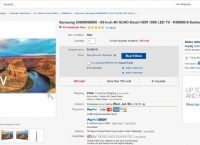 [ebay]65" Samsung UN65KS8000 Flat 120Hz Smart 4K SUHD HDR 1000 HDTV[$1749/fs]