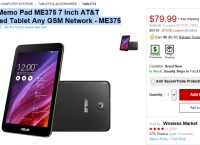 [Rakuten]ASUS Memo Pad ME375 7 Inch AT&T Unlocked Tablet Any GSM Network - ME375[79.99$/FS]