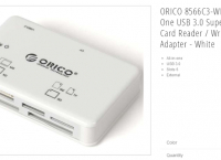 [neweggflash] ORICO 8566C3-WH All-in-One USB 3.0 Super Speed Card Reader ($6.99, Free)