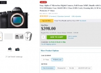 [adorama] Sony Alpha a7 Mirrorless Digital Camera($399.99/미국 내 Free)