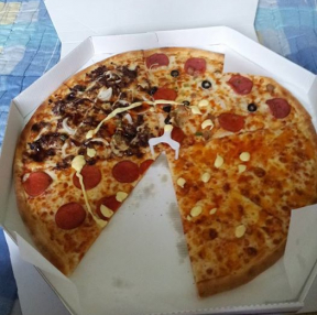 맛있는 피자 ㅋㅋㅋ