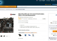 [newegg] MSI Z170-A PRO LGA 1151 Intel Z170 SATA 6Gb/s USB 3.1 ATX Intel Motherboard ($79.99/$2.99 or fs)