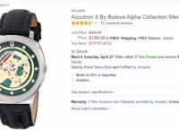 [amazon] Accutron II By Bulova Alpha Collection Men Watch 96a155 [$199.99,FS]