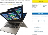 [Bestbuy] Toshiba Radius 12.5" Laptop ($599.99/Free shipping)