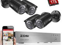 [알리]ZOSI 8CH CCTV 시스템 4 개 ($116.59 /무료배송)