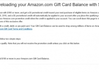 [amazon] Get a $5 credit for reloading your Amazon.com Gift Card Balance with $100 or more