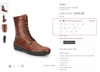 [saksoff5th] Tod's - Stivaletto Leather Ankle Boots 외 ($149.98, Free)