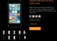 [boostmobile] iPhone SE Rosegold 16G/64G LOCK ($299,$399/FS)