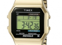 [amazon애드온] Timex Men's T78677 Classic Digital Gold-Tone(6.59/25불이상 prime fs)