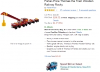 [Amazon] Fisher-Price Thomas the Train Wooden Railway Rocky ($29.52/$49 이상 무료)