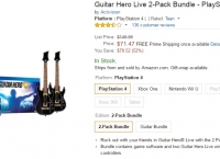 [amazon] Guitar Hero Live 2-Pack Bundle - PlayStation 4 ($71.47/미국내FS)