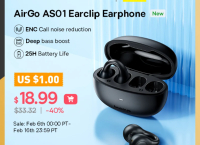 [알리] Baseus AirGo AS01 블루투스 이어폰 ($17.99/무료)