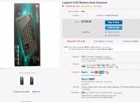 [ebay] Logitech K750 Wireless Solar Keyboard($39.99/FS)