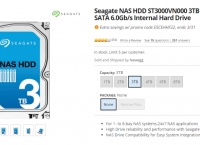[Newegg] Seagate NAS HDD ST3000VN000 3TB 64MB Cache SATA 6.0Gb/s Internal Hard Drive (106.99 -> 89.99 / 무료)
