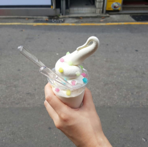 군바리스타 별사탕아이스크림